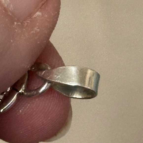 925 Sterling Silver Pink Conch Pendant w/Large Fancy Setting Navajo Crafted - Picture 11 of 14